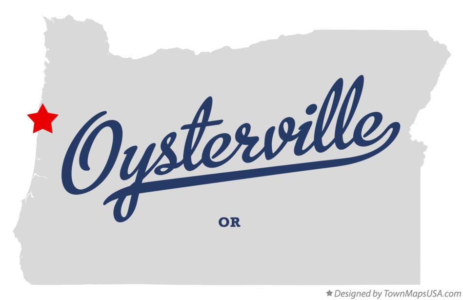 Map of Oysterville Oregon OR