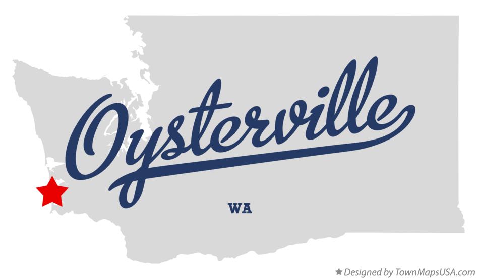 Map of Oysterville Washington WA