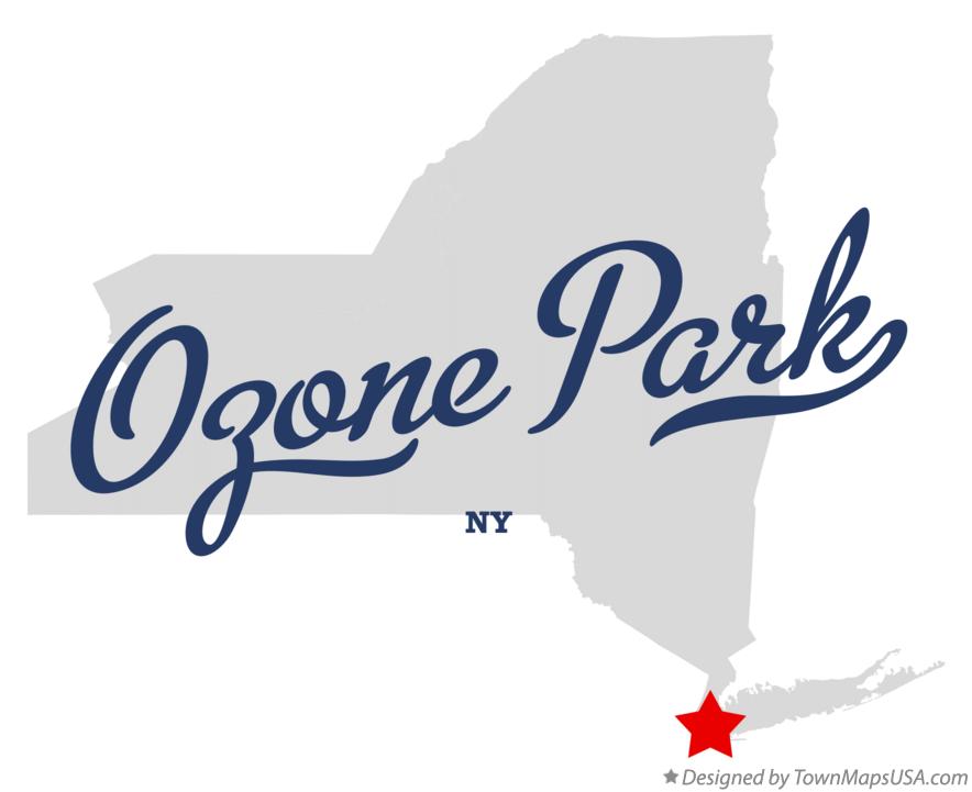 Map of Ozone Park New York NY