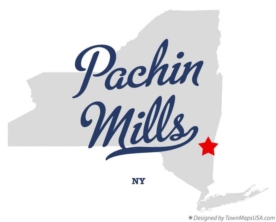 Map of Pachin Mills New York NY