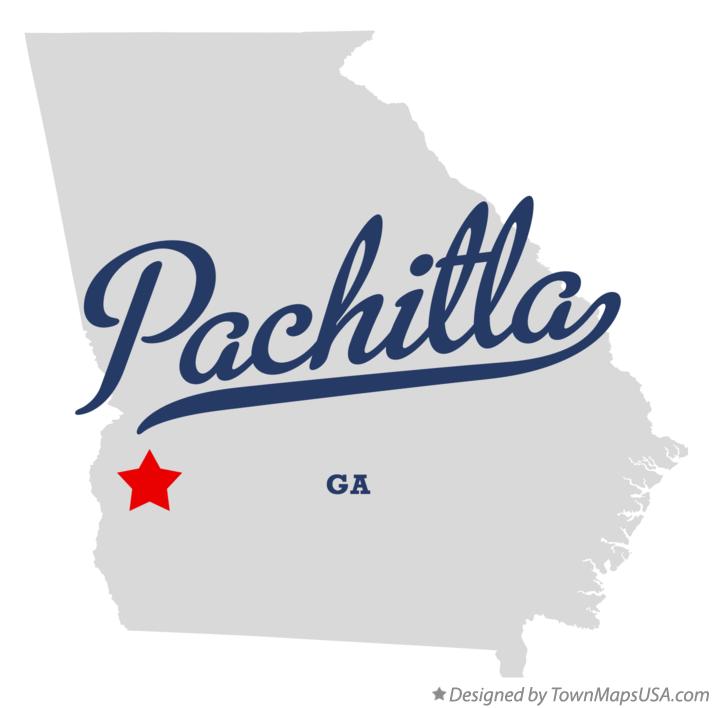 Map of Pachitla Georgia GA
