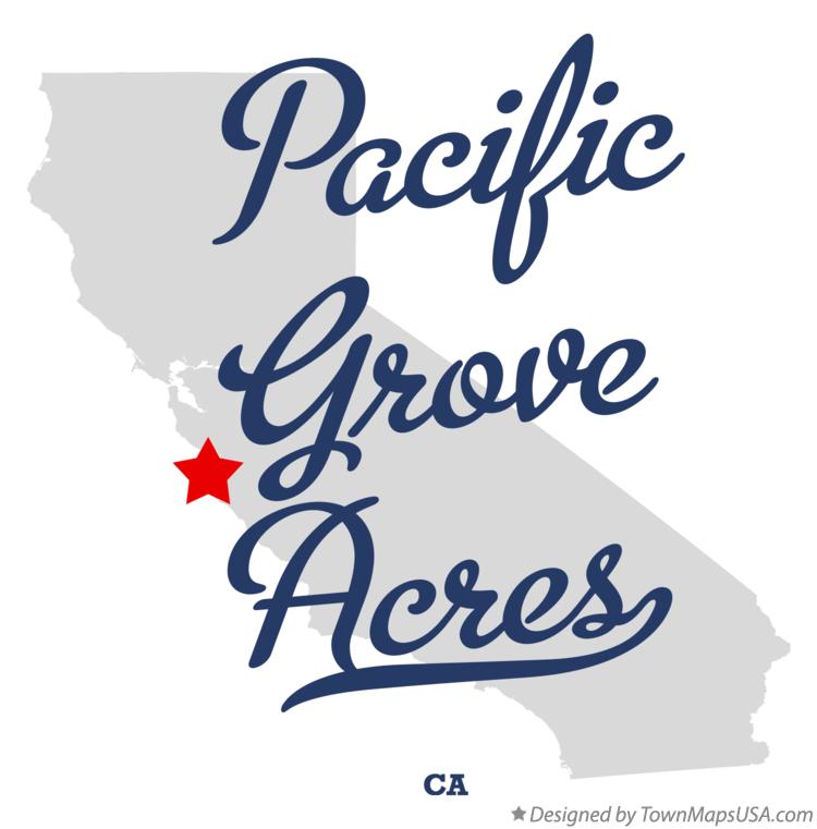 Map of Pacific Grove Acres California CA