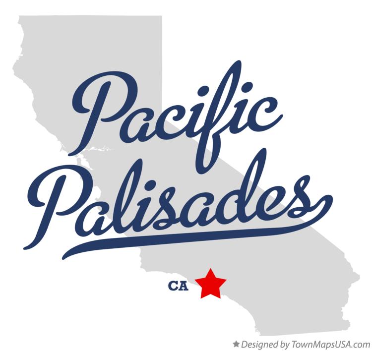 Map Of Pacific Palisades Ca California