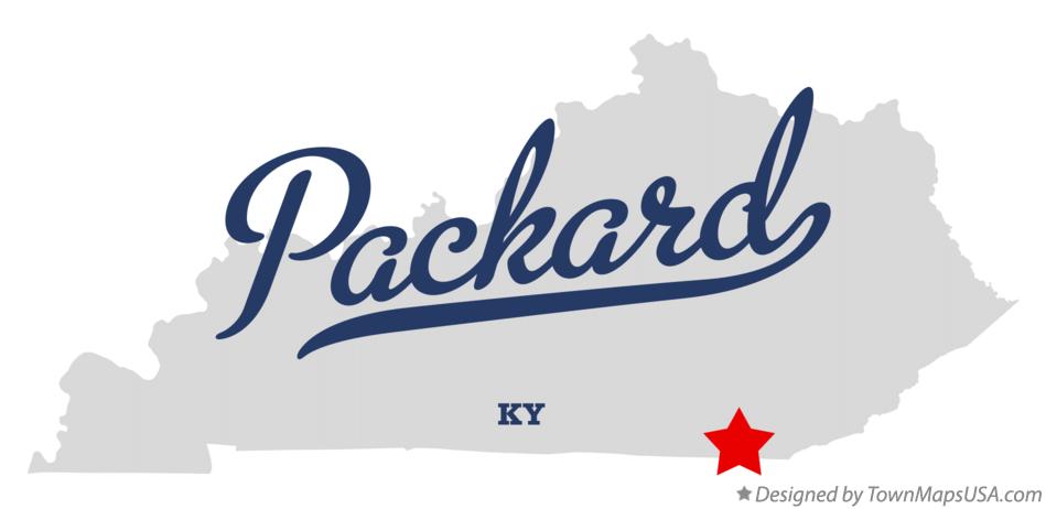 Map of Packard Kentucky KY