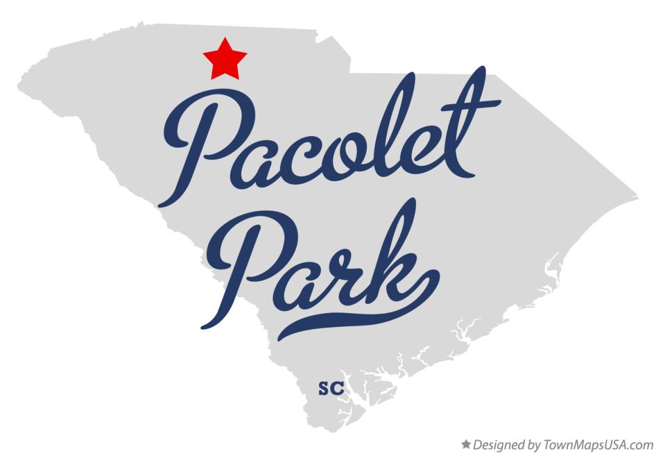 Map of Pacolet Park South Carolina SC