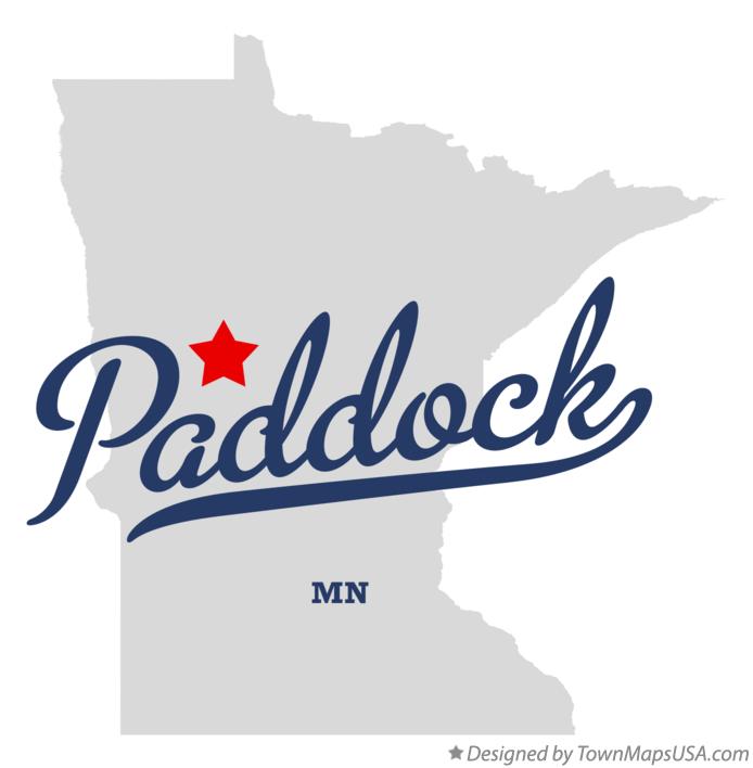 Map of Paddock Minnesota MN