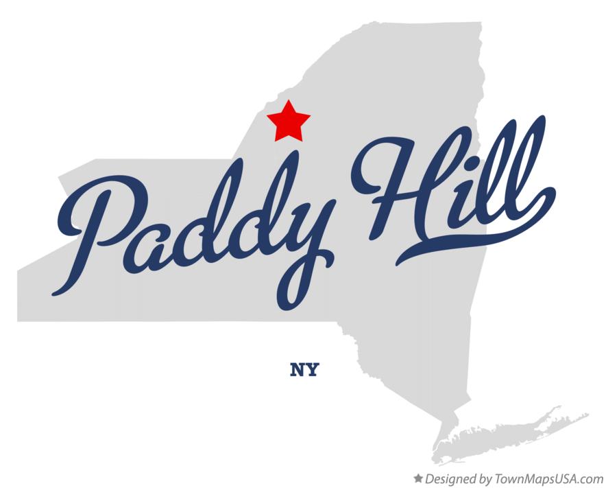 Map of Paddy Hill New York NY