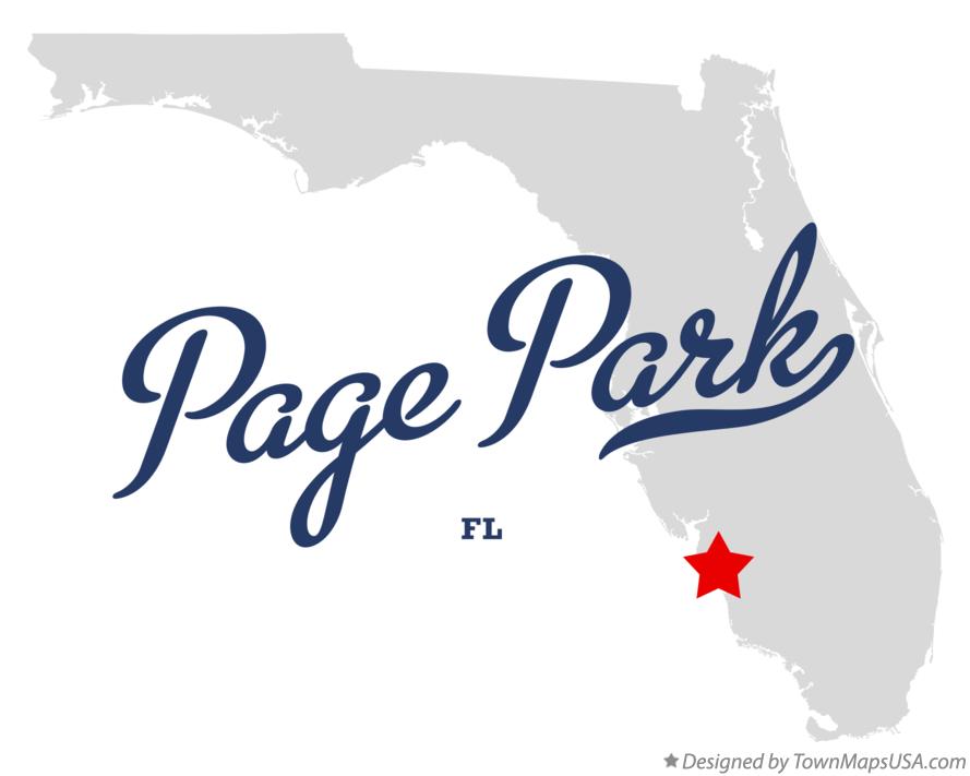 Map of Page Park Florida FL