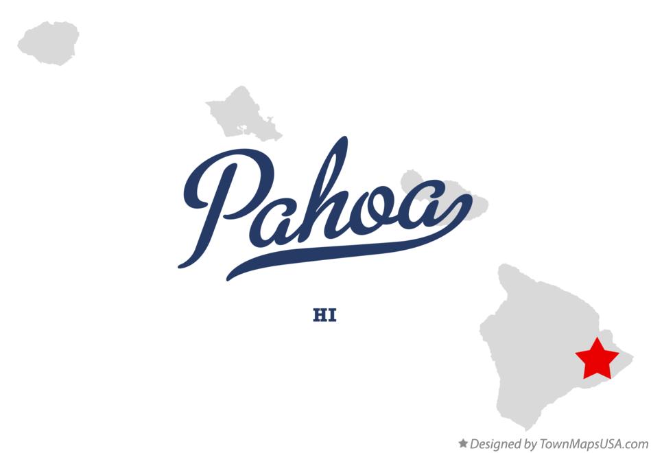 Map of Pāhoa Hawaii HI