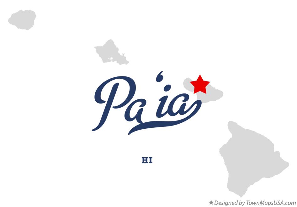 Map of Pā‘ia Hawaii HI