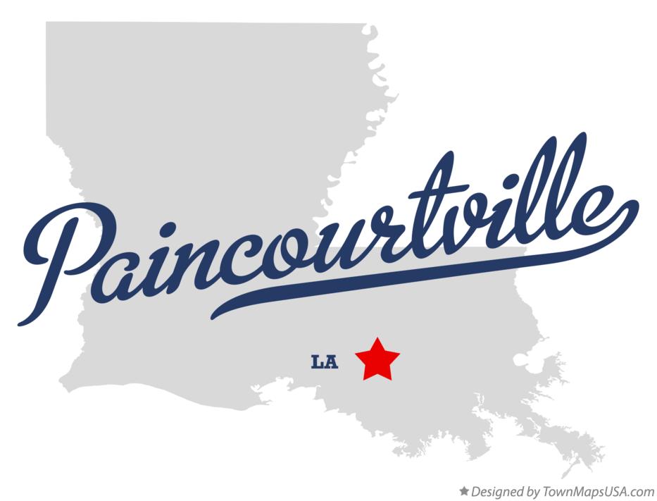 Map of Paincourtville Louisiana LA