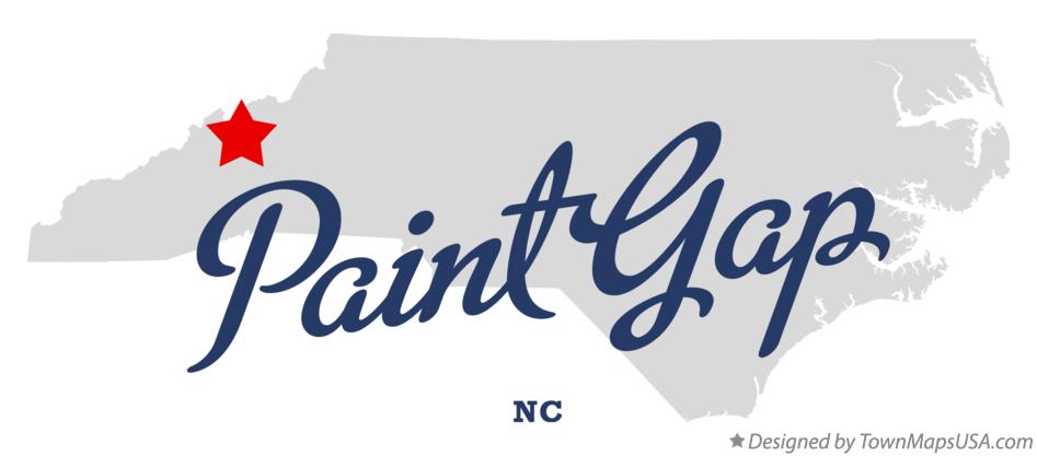 Map of Paint Gap North Carolina NC
