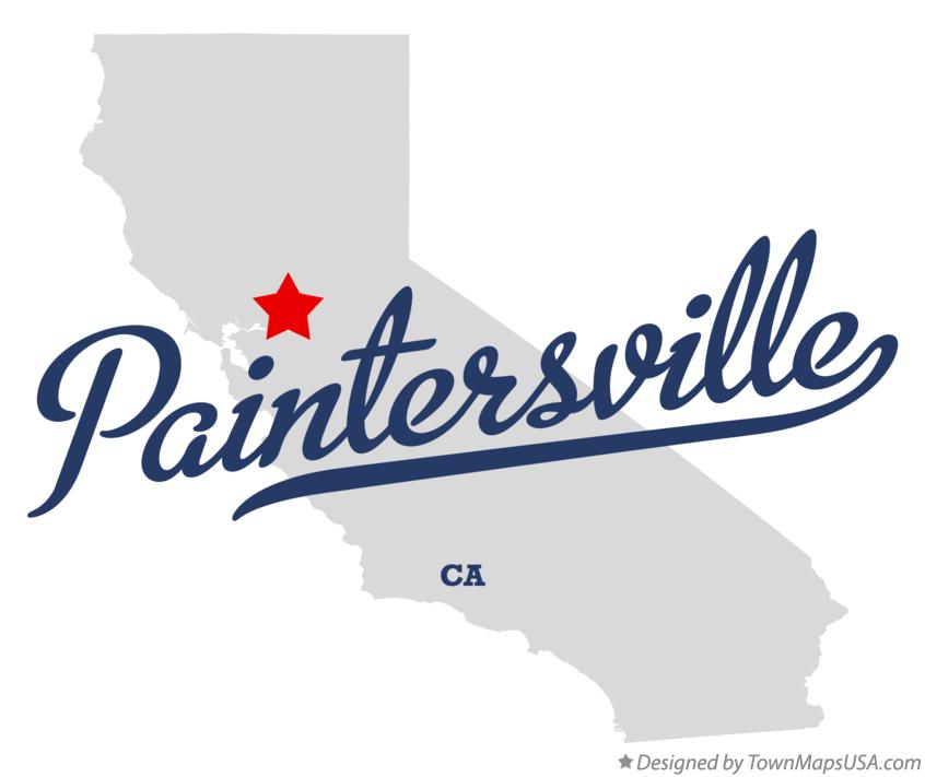 Map of Paintersville California CA