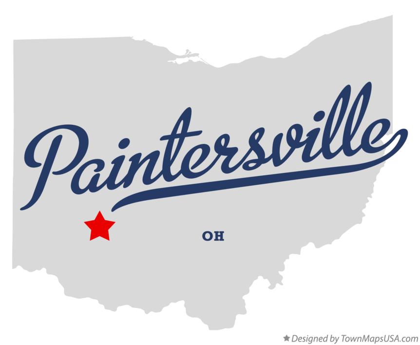 Map of Paintersville Ohio OH
