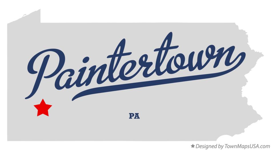 Map of Paintertown Pennsylvania PA