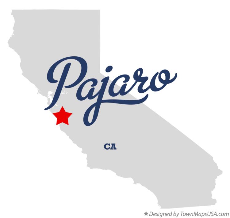 Map of Pajaro California CA