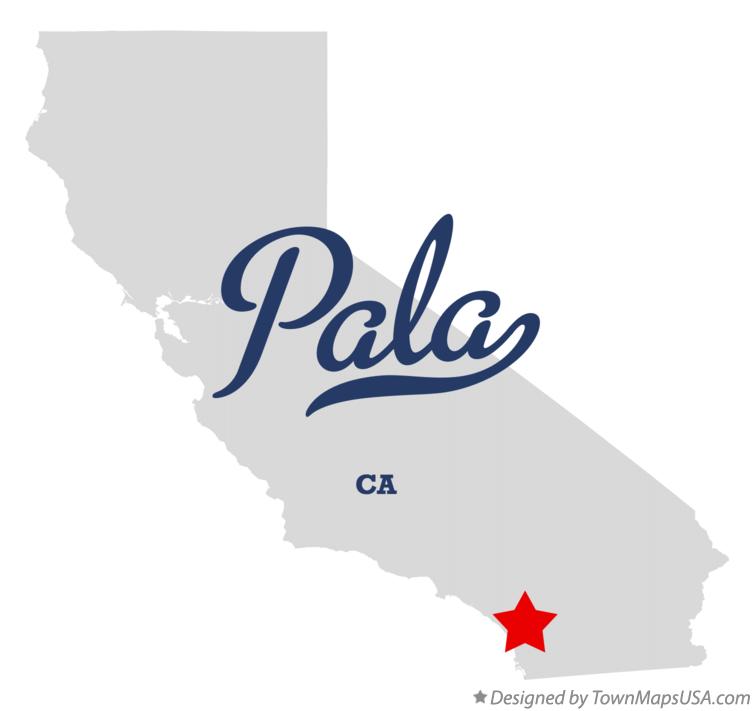 Map of Pala California CA