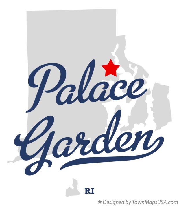 Map of Palace Garden Rhode Island RI