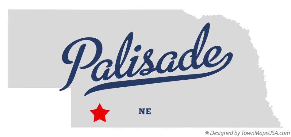Map of Palisade Nebraska NE