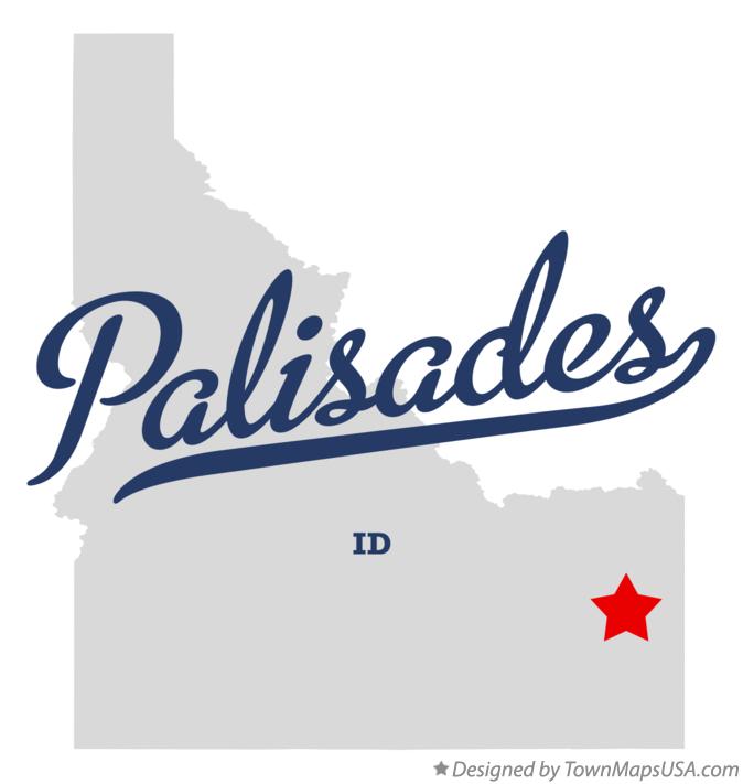 Map of Palisades Idaho ID