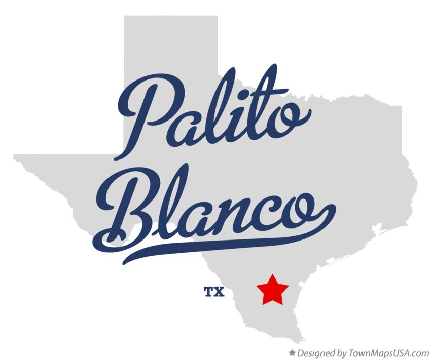 Map of Palito Blanco Texas TX