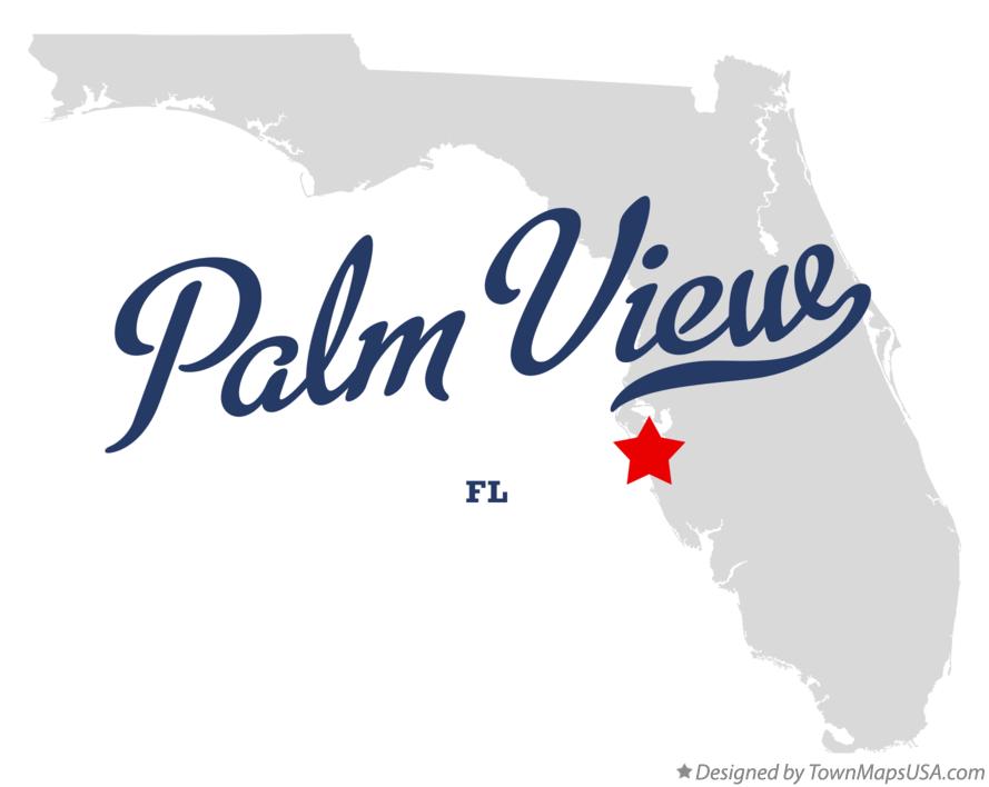 Map of Palm View Florida FL