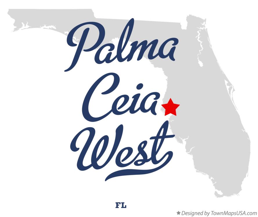 Map of Palma Ceia West Florida FL