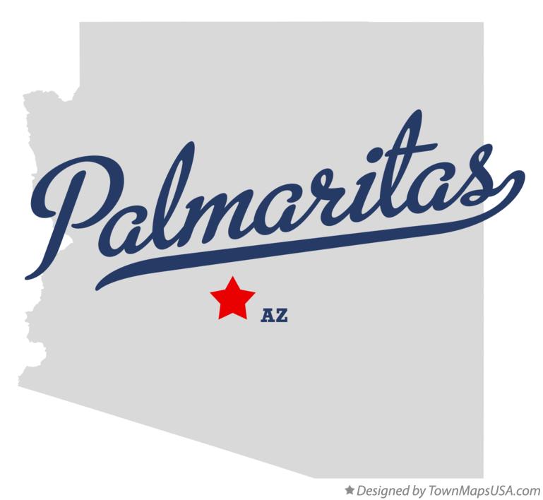 Map of Palmaritas Arizona AZ