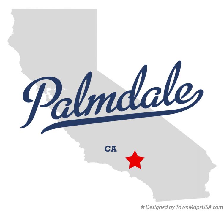 Map of Palmdale California CA