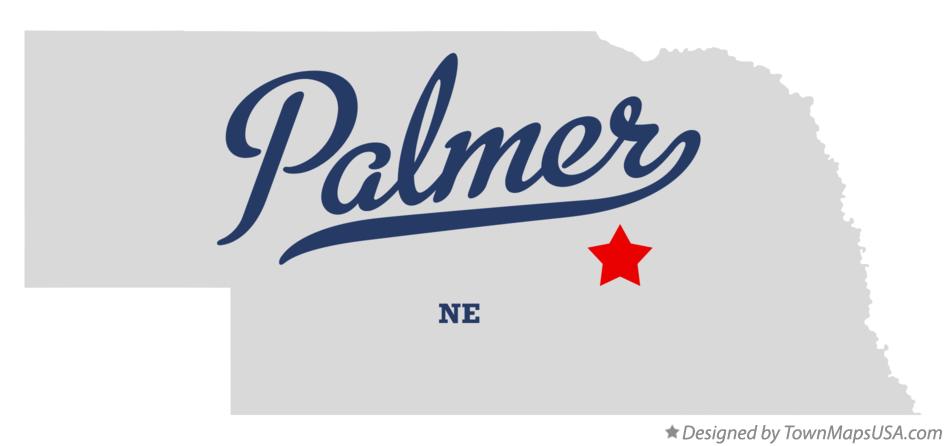 Map of Palmer Nebraska NE