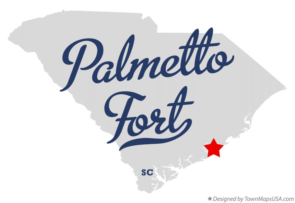 Map of Palmetto Fort South Carolina SC