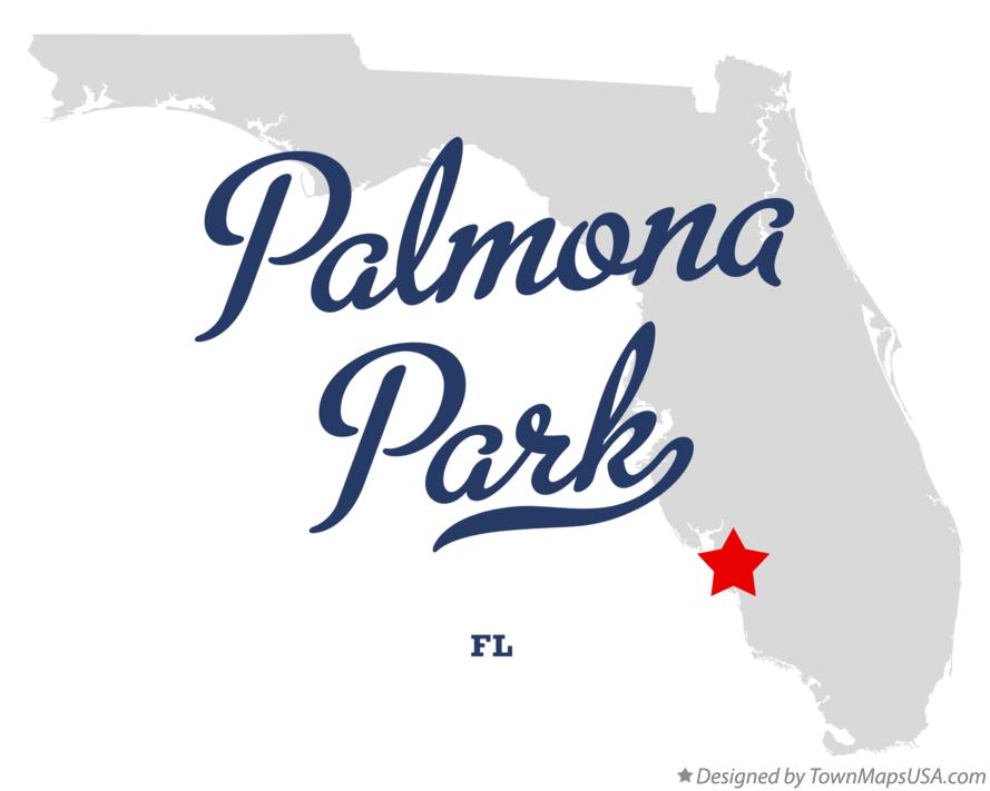 Map of Palmona Park Florida FL