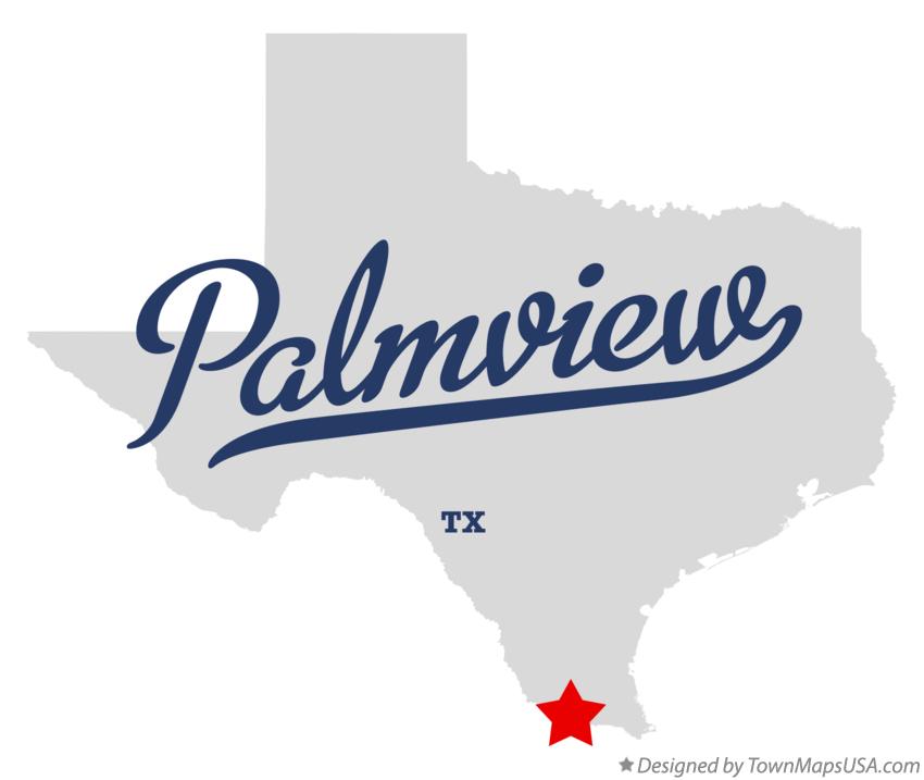 Map of Palmview Texas TX