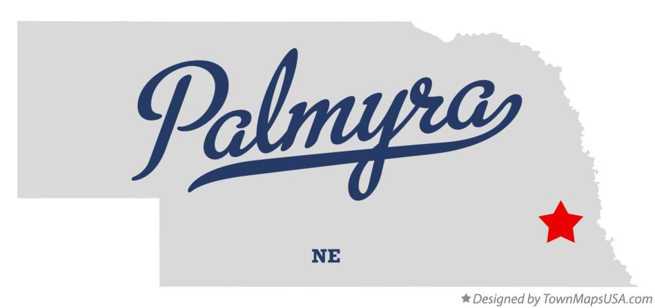 Map of Palmyra Nebraska NE