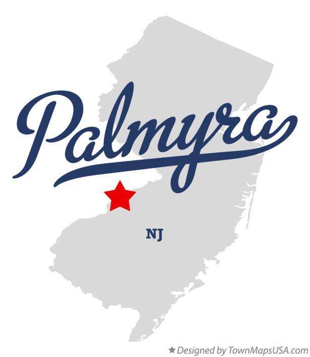 Map of Palmyra New Jersey NJ