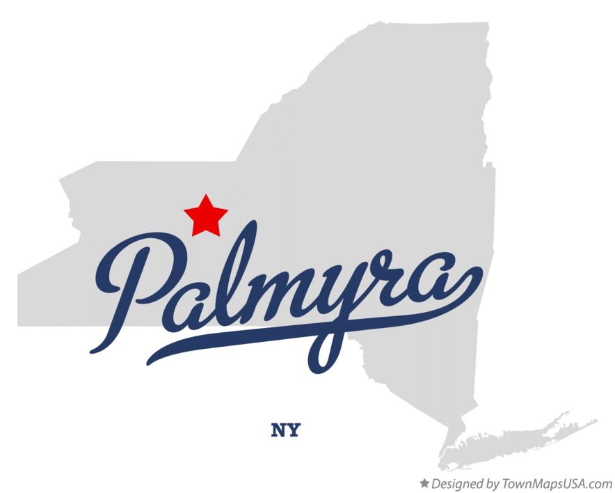 Map Of Palmyra Ny New York