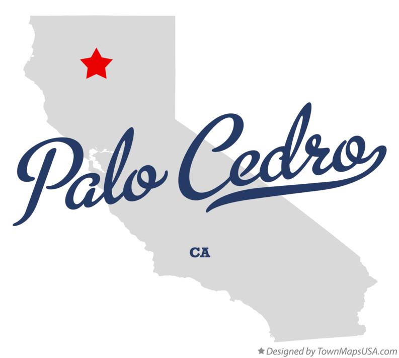 Map of Palo Cedro California CA