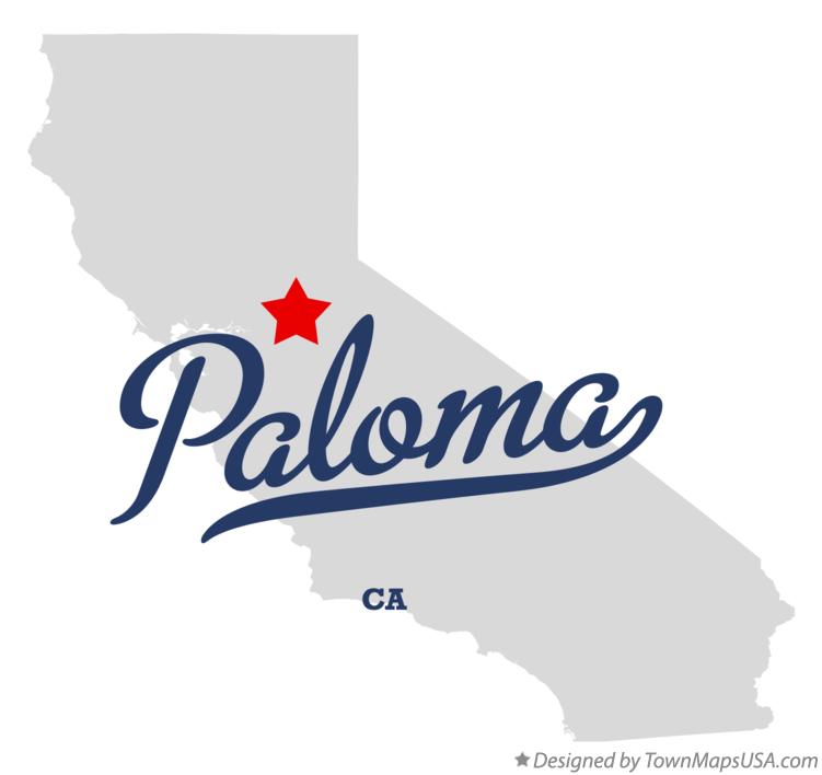 Map of Paloma California CA