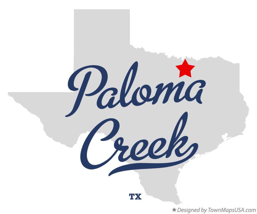 Map of Paloma Creek Texas TX
