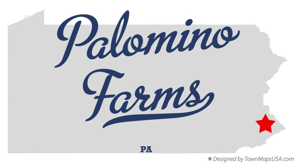 Map of Palomino Farms Pennsylvania PA