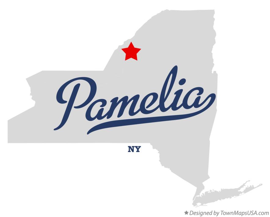 Map of Pamelia New York NY