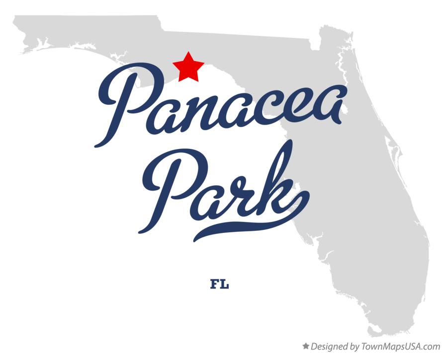 Map of Panacea Park Florida FL