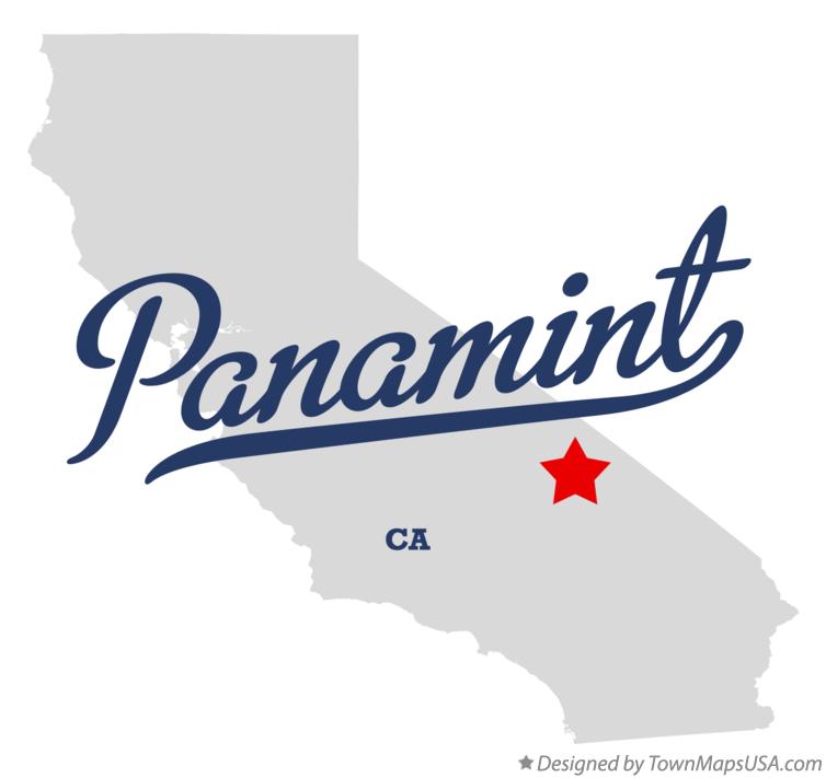 Map of Panamint California CA