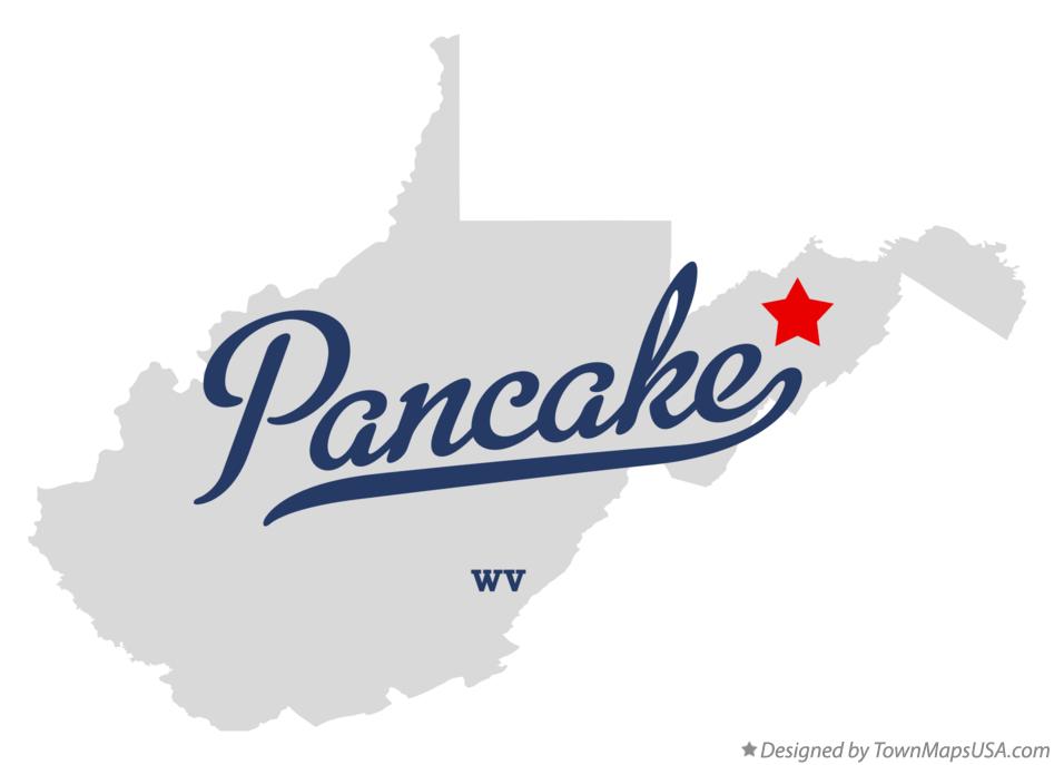 Map of Pancake West Virginia WV