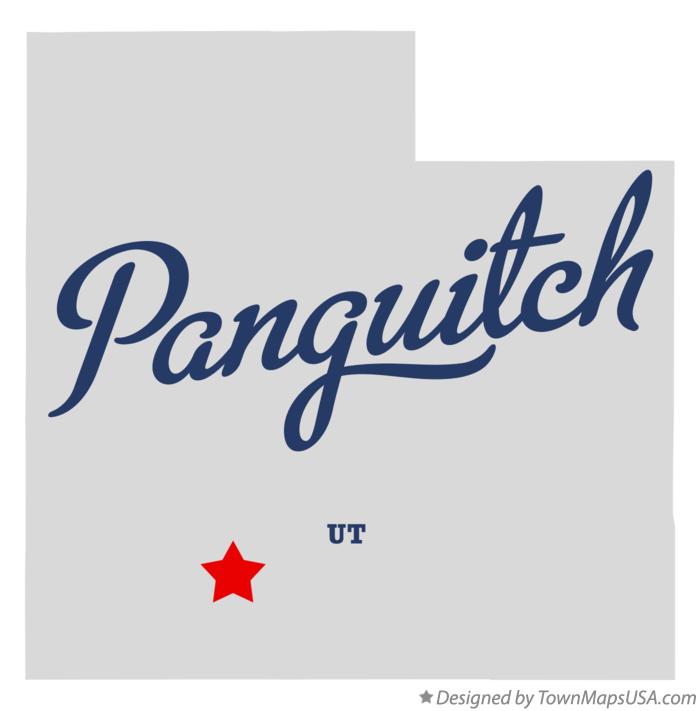 Map of Panguitch Utah UT