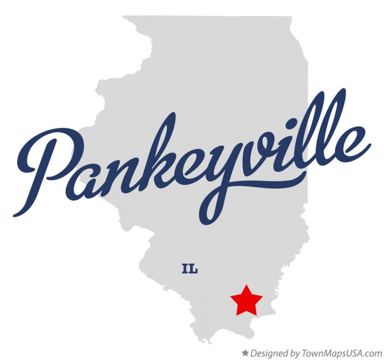 Map of Pankeyville Illinois IL