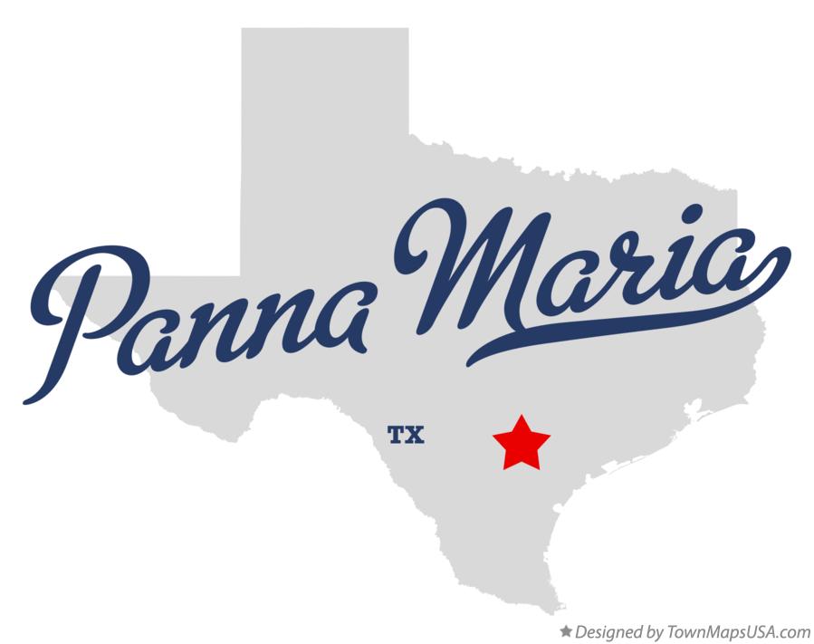 Map of Panna Maria Texas TX