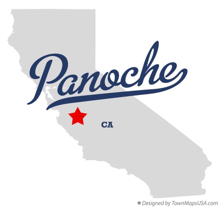 Map of Panoche California CA