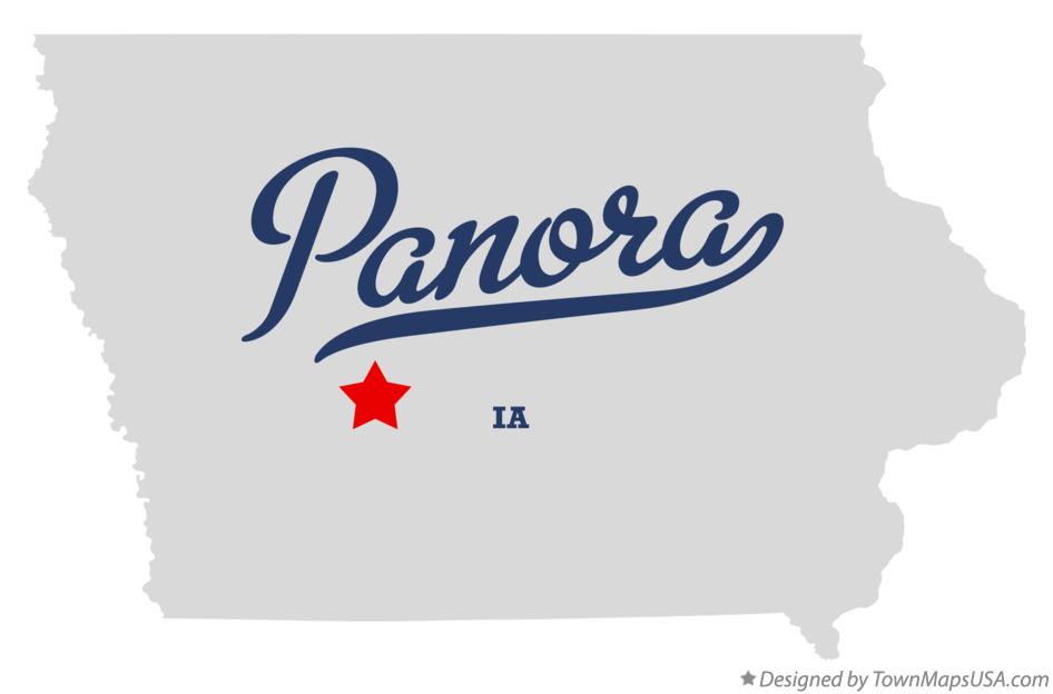Map of Panora Iowa IA