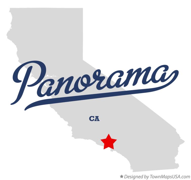 Map of Panorama California CA